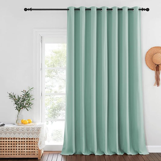 NICETOWN Blackout Curtains for Sliding Glass Door Room Divider Noise Reduce by NICETOWN