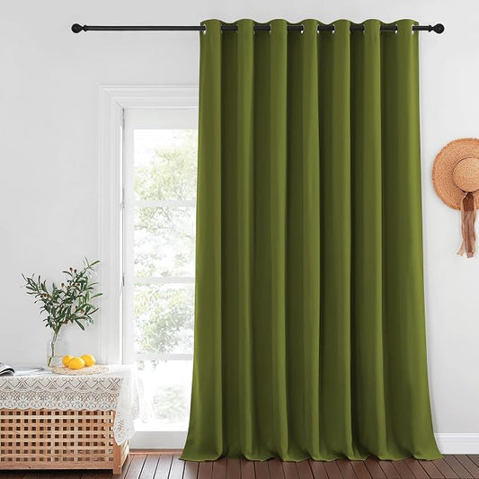 NICETOWN Blackout Curtains for Sliding Glass Door Room Divider Noise Reduce by NICETOWN