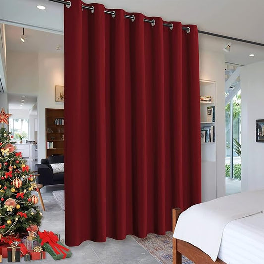RYB HOME Blackout Room Divider Curtain, Soundproof Privacy Screen Curtains by RYBHOME