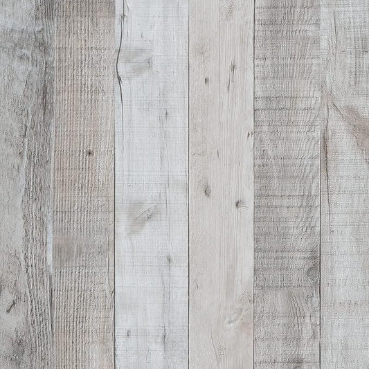 WENMER Gray Vintage Wood Wallpaper, 17.71'' x 472'' Peel and Stick, by WENMER