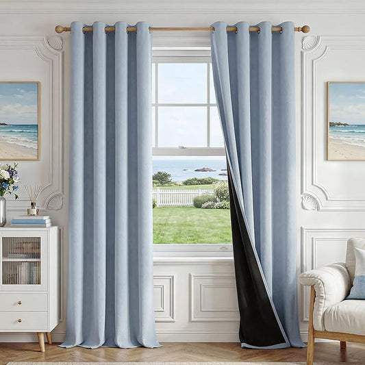 FMFUNCTEX 100% Blackout Curtains by Fmfunctex