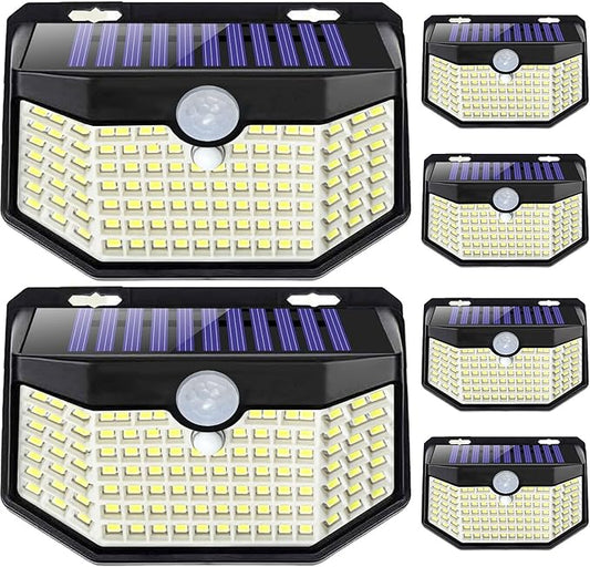 HMCITY 120 LED Outdoor Solar Lights by LightingUpYourLife