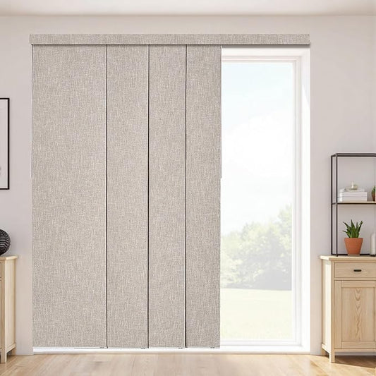 VEVOR Panel Track Blinds, Extendable Track from 45.8 in to 86 in W, Trimmable by VEVOR