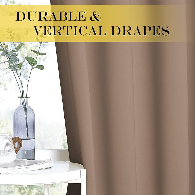 NICETOWN Blackout Bedroom Curtain 102 inches Length, Grommet Thermal Insulated - Image 5