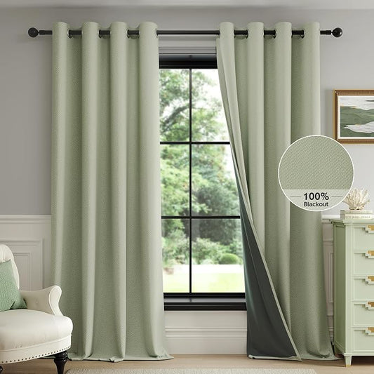 FMFUNCTEX 100% Blackout Curtains by Fmfunctex