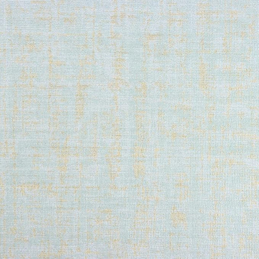 VEELIKE Blue Gold Grasscloth Peel and Stick Wallpaper 15.7''x118'' by VEELIKE
