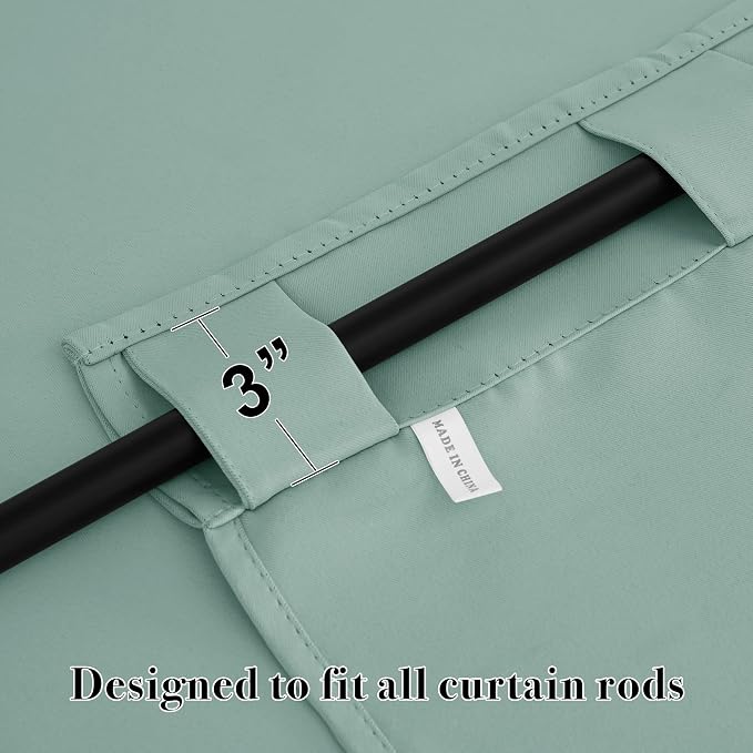 RYB HOME Coastal Blackout Curtains - Image 3
