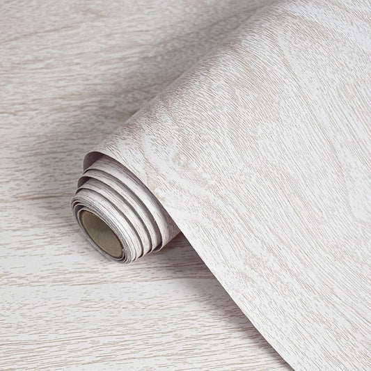 White Wood Contact Paper for Cabinets Drawers Wood Grain Peel and Stick by VisitTheLativo