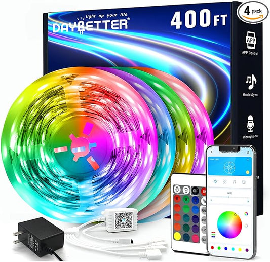 DAYBETTER Led Strip Lights 400 ft Color Changing Lights Strip by DAYBETTER