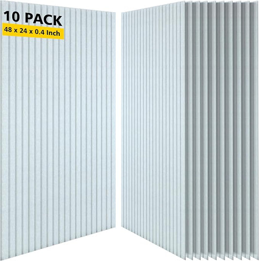 Acoustic Panels, 10 Pack Sound Panels Noise Reducing by AUTORIFIC