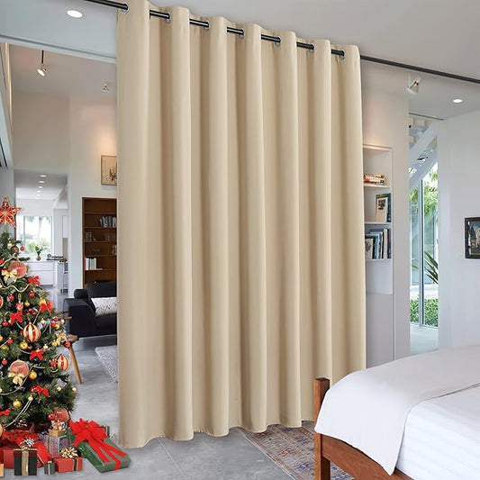 RYB HOME Extra Long Curtains Light Block Soundproof Privacy Blinds by RYBHOME