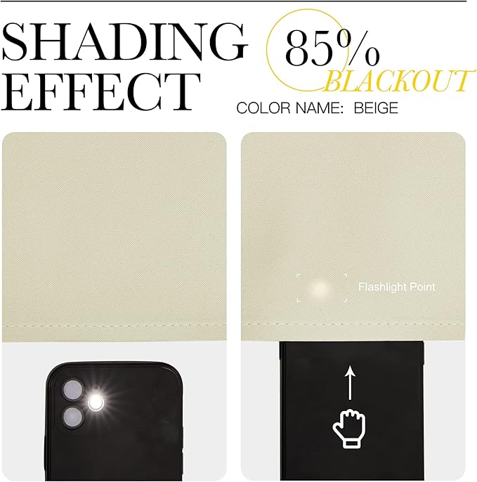 NICETOWN RV Blackout Curtains for Camper Windows, Short Blackout Curtains & - Image 4