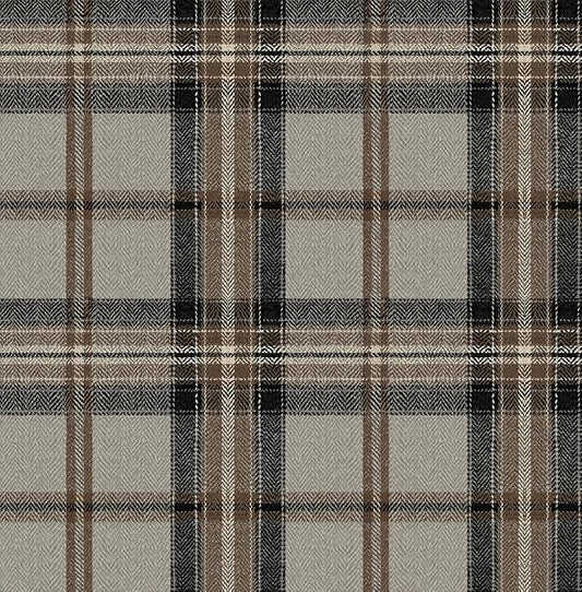 NextWall Harry & Grace Herringbone Plaid Premium Matte Non-Woven Peel and Stick by NextWall
