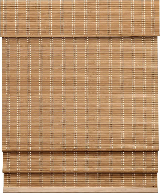 LazBlinds Cordless Bamboo Roman Shades, Light Filtering Window Treatment by LazBlinds