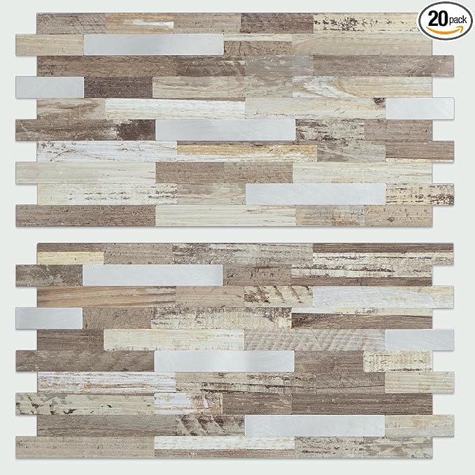 AULIGET 20 Sheets Peel and Stick Backsplash by AULIGET