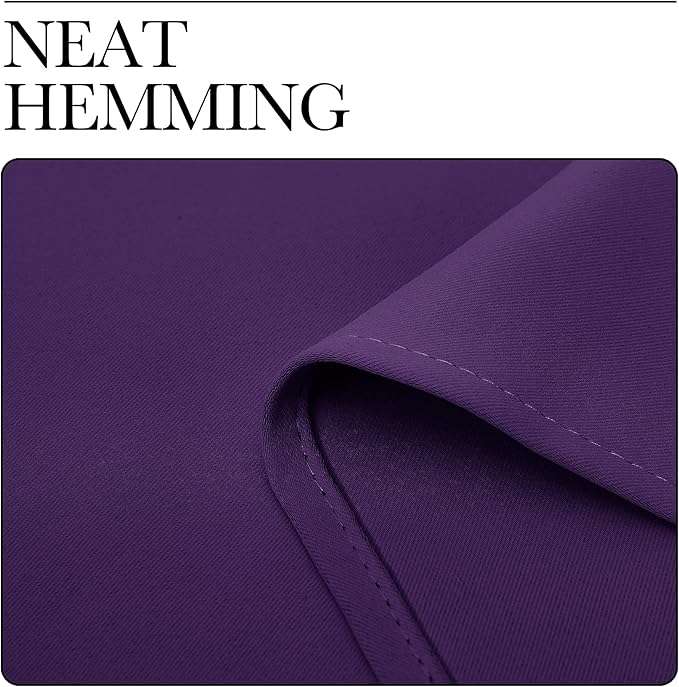 NICETOWN Blackout Purple Curtains - Image 8