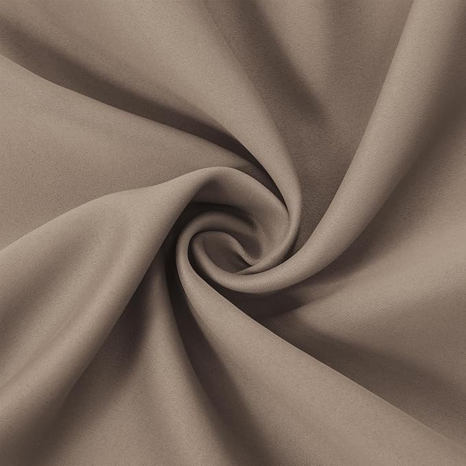 LEMOMO Cappuccino Thermal Blackout Curtains/52 x 84 Inch/Set of 2 Panels Room - Image 5