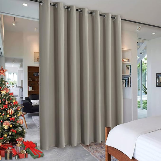 RYB HOME Privacy Curtain for Sliding Glass Door, Light Block Noise Reduce by RYBHOME