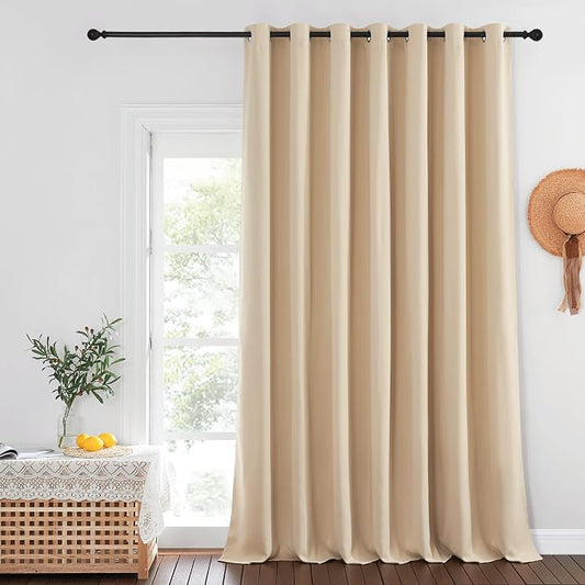 NICETOWN Sliding Glass Door Curtain 120 inch Length by NICETOWN