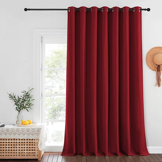 NICETOWN Patio Door Curtain Sound Blocking, Bedroom Privacy Room Divider Curtain by NICETOWN