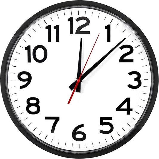 The Ultimate Wall Clock |14 Inch | Modern | Atomic | Analog | Home | Office | by TheUltimateWallClock