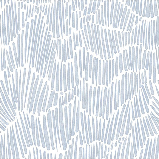 Theper Blue Wallpaper 17.3"×78.8" Modern Striped Peel and Stick Wallpaper Boho by Theper