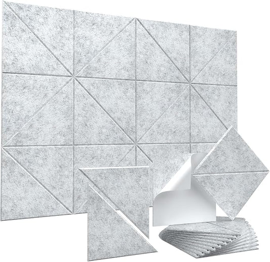 Vieshful 20 PackAcoustic Panels, Peel & Stick Sound Absorbing Wall Panels by Vieshful