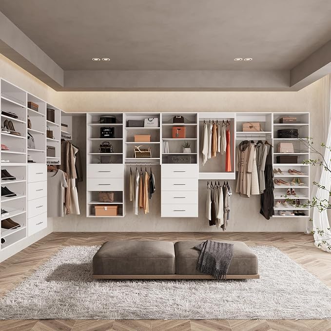 ROOMTEC Modular Closet System, 25.5" Shoe Shelf Closet Tower Wall-Mounted - Image 6