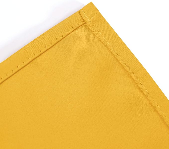 LEMOMO Yellow Thermal Blackout Curtains/38 x 84 Inch/Set of 2 Panels Room - Image 8