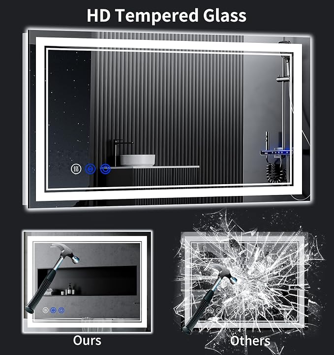 42"x24" LED Bathroom Mirror - Image 7