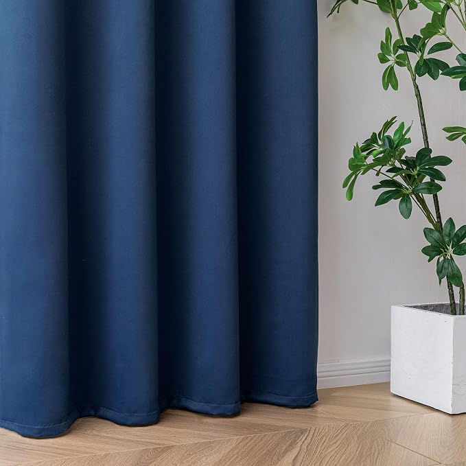 IGEMAEVE Blackout Curtains 72 Inch Length 2 Panels Set, Grommet Energy Saving - Image 7