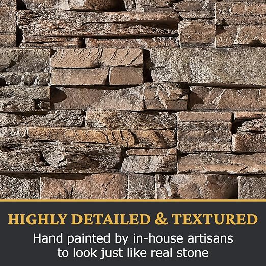 AZ Faux High-Density Polyurethane Faux Stone Interlocking Right Endcap - Image 6