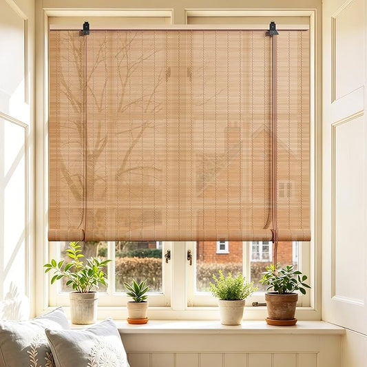 Bamboo Blinds 48x72 inch Bamboo Roman Shades by Unknown