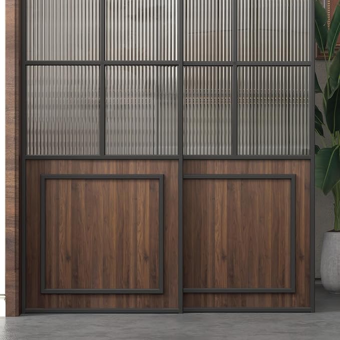 BOMENG Large Walnut Wood Contact Paper Matte 16"x591" Dark Brown Wood Wallpaper - Image 6