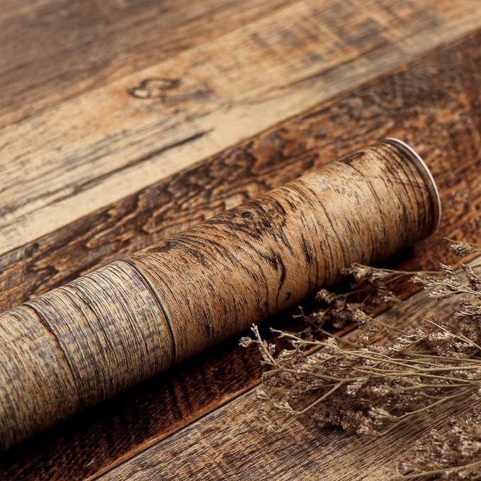 TANONE Wood Contact Paper Peel and Stick Wallpaper, Self Adhesive Removable by TANONE