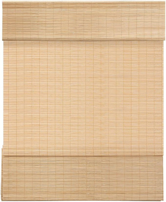 LazBlinds Cordless Bamboo Roman Shades, Light Filtering Window Treatment by LazBlinds