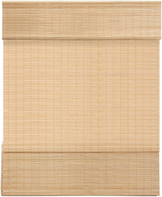 LazBlinds Cordless Bamboo Roman Shades, Light Filtering Window Treatment by LazBlinds
