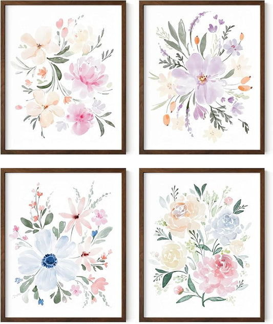 HAUS AND HUES Flower Wall Art by HausandHuesArtPrints