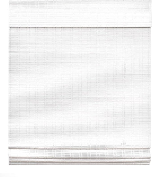 LazBlinds Cordless Bamboo Roman Shades, Light Filtering Window Treatment by LazBlinds