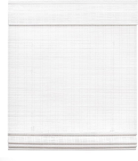 LazBlinds Cordless Bamboo Roman Shades, Light Filtering Window Treatment by LazBlinds