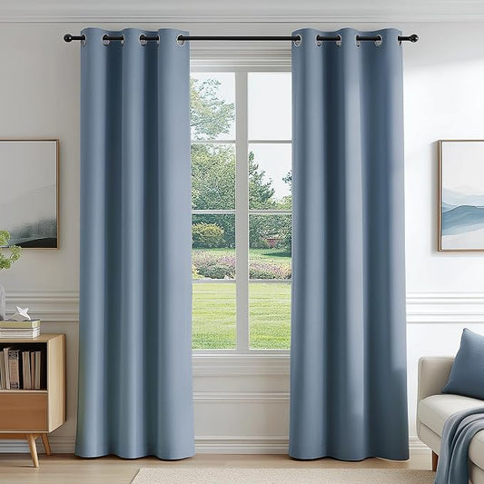 FMFUNCTEX 100% Blackout Curtains by Fmfunctex