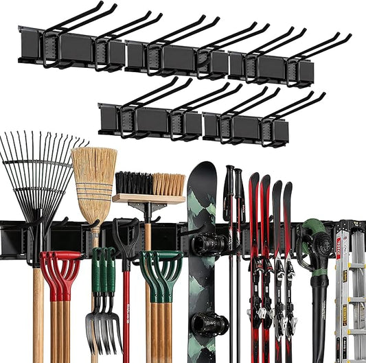 TIDYME Garage Wall Organizer | 80" Heavy-Duty Tool Storage Rack | Adjustable by Tidyme