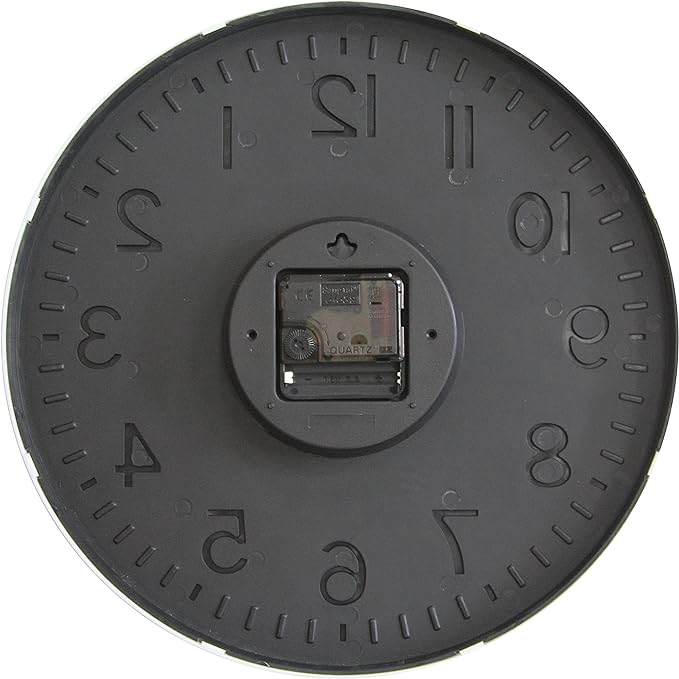 HZDHCLH Grey Wall Clock 12 Inch Silent Non Ticking Clock - Image 6