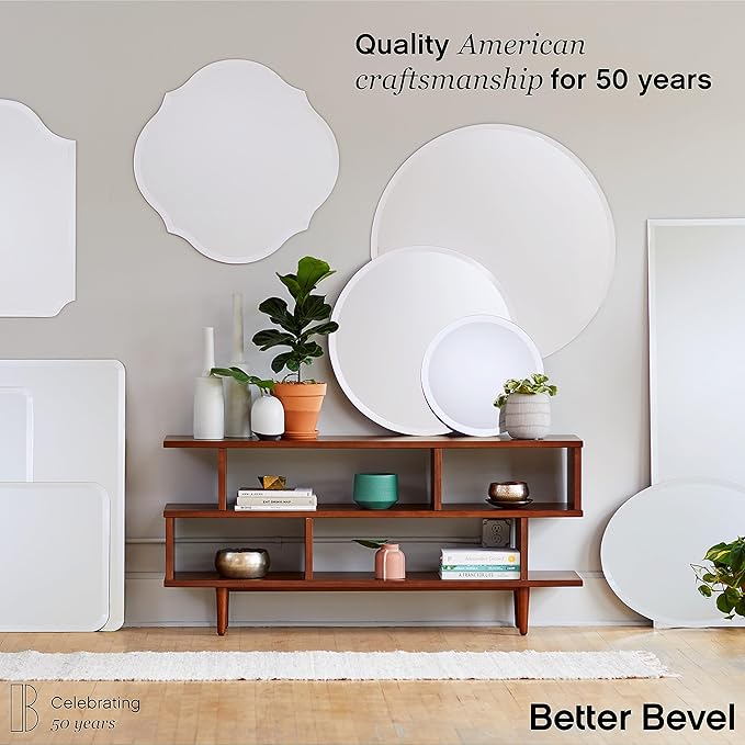 Better Bevel Frameless Square Mirror - Image 6