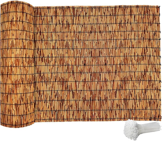 Bamboo Fence, Reed Fencing 4Feet High Bamboo Privacy Screen Outdoor by Unknown