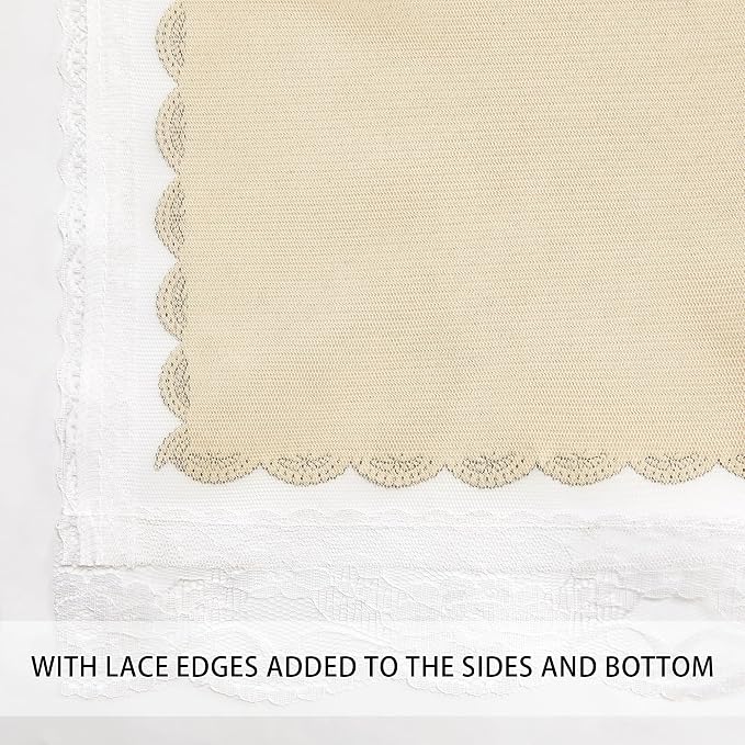 XiDi Beige Girls Curtains for Bedroom, Girls Room Blackout Curtains for 63 - Image 4