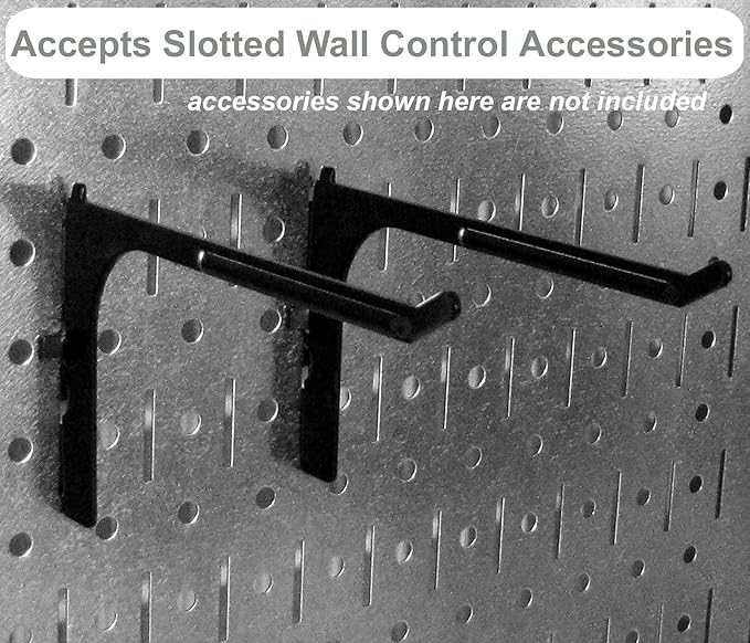 Wall Control 30-WRK-400GB Standard Workbench Metal Pegboard Tool Organizer - Image 4