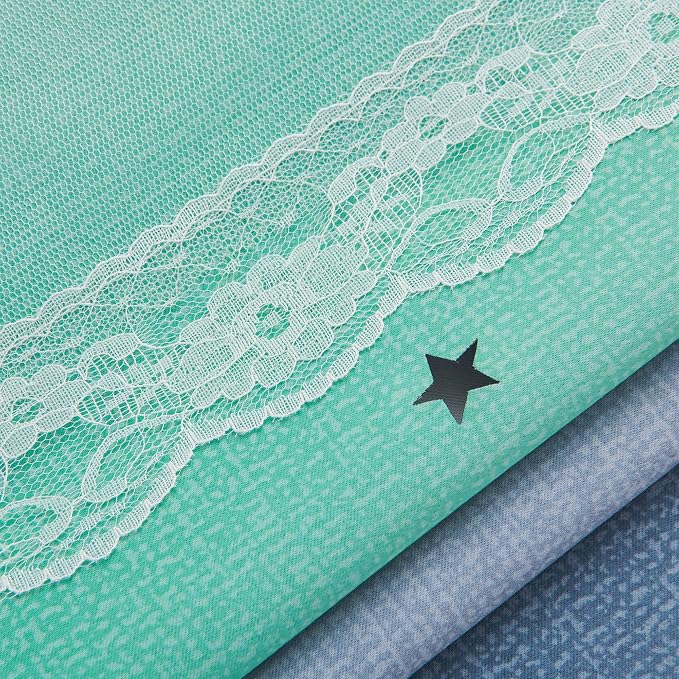 XiDi Curtains for Bedroom Decor, Rainbow Purplgreen grey52/96 - Image 8