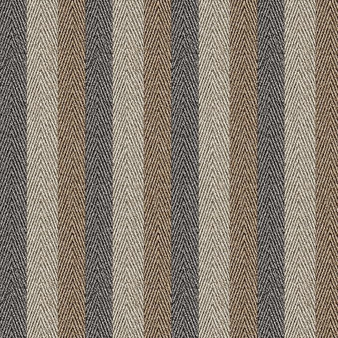 Simon&Siff Textured Fabric Wallpaper Peel and Stick 17.3"x120" Beige/Brown/Grey by SimonSiff