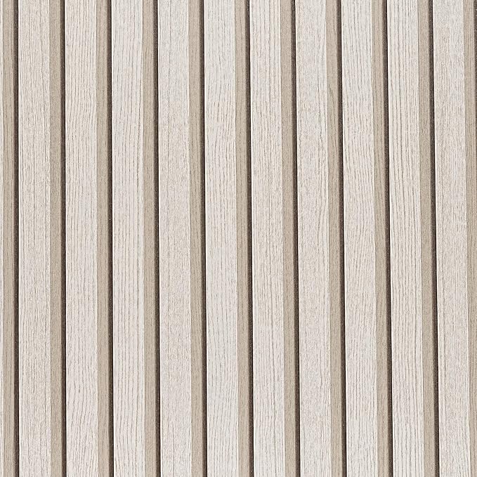 Peel and Stick Wood Slat Wallpaper by LOVADA